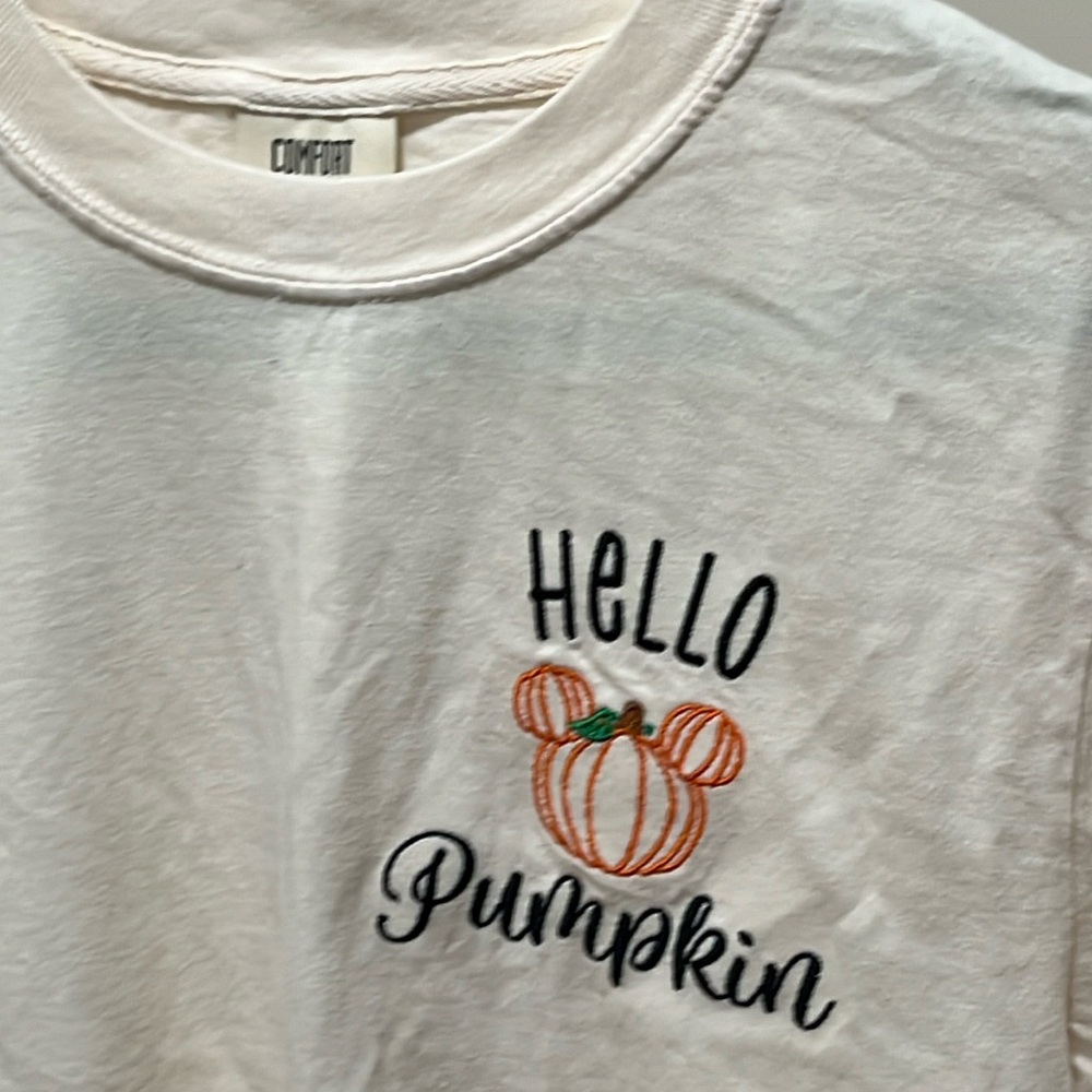 Comfort Colors Minnie Mouse Hello Pumpkin Tshirt